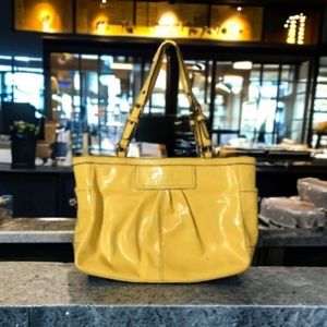 Coach yellow bag